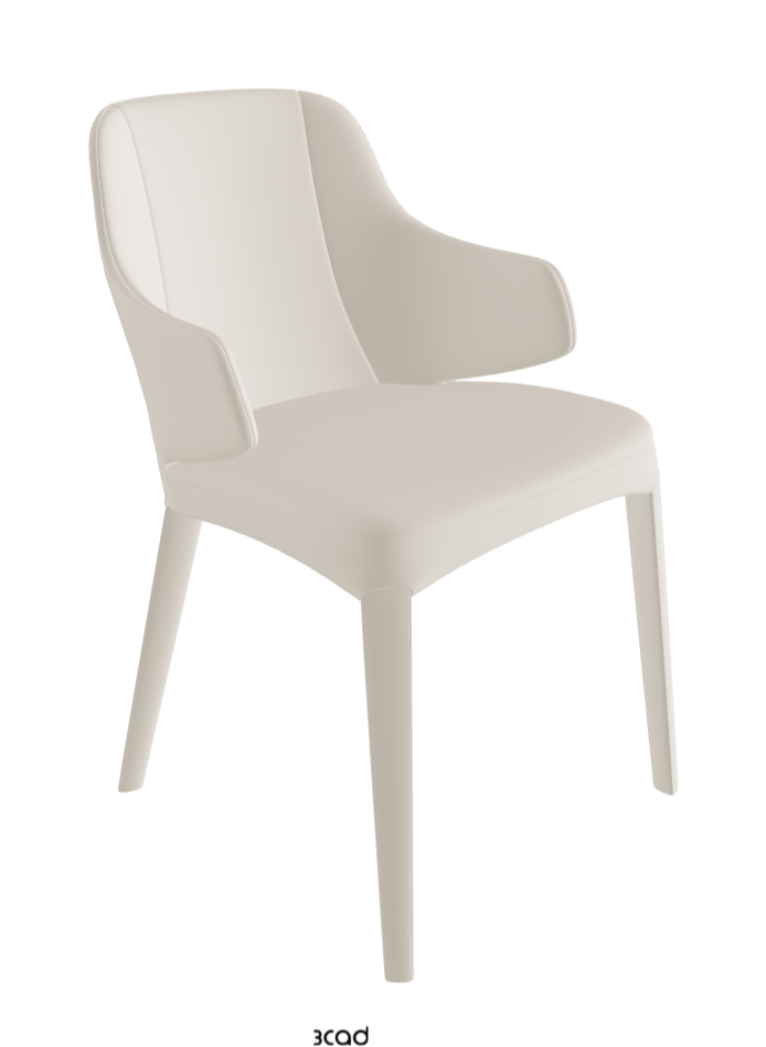 Wanda Dining Armchair_Glove Soft Leather_Ecru