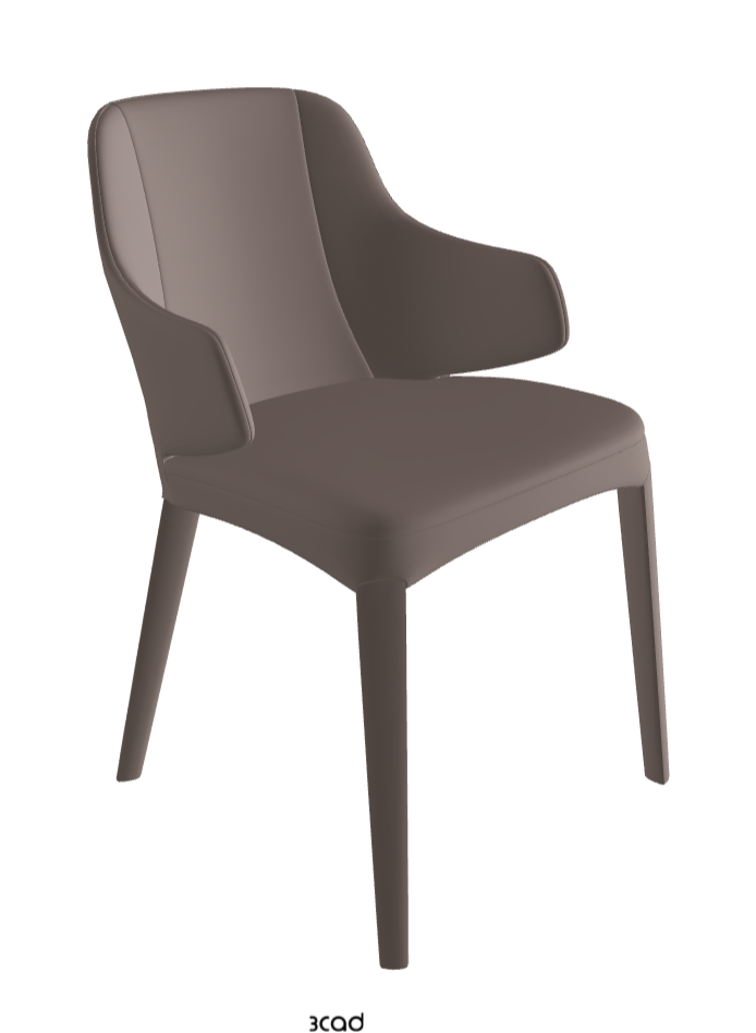 Wanda Dining Armchair_Soft Leather_Castoro