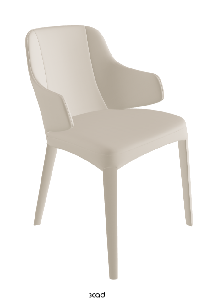 Wanda Dining Armchair_Soft Leather_Cashmere