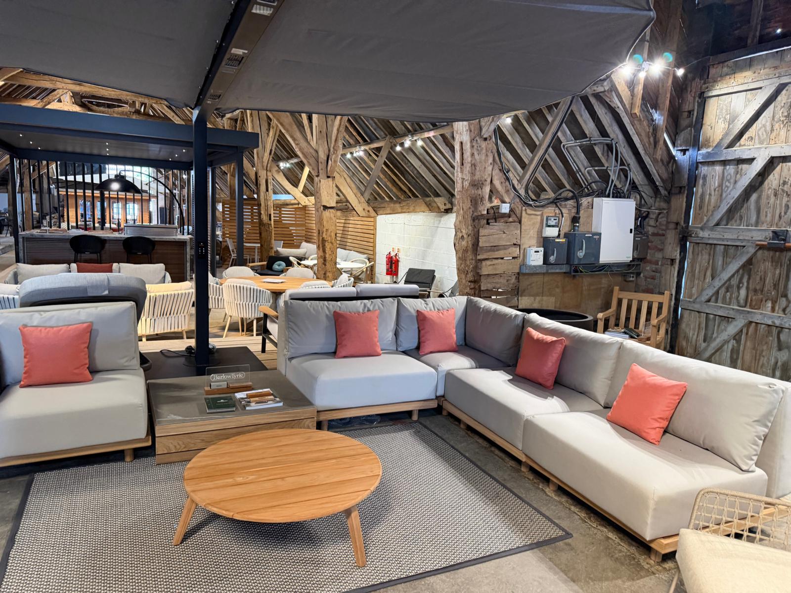 Barlow Tyrie Harmony Modular Lounge Set with Bridging Table - Ex Display