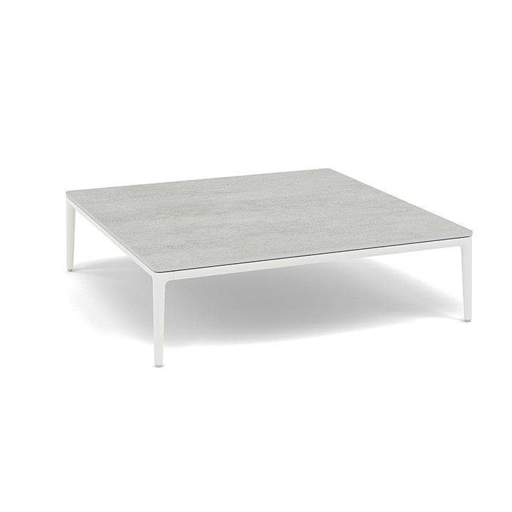 Manutti Zendo Sense Square Coffee Table with 96 cm Width & Depth and 25 cm Height