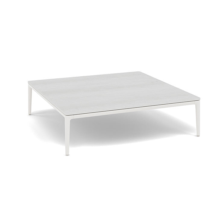 Manutti Zendo Sense Square Coffee Table with 96 cm Width & Depth and 25 cm Height