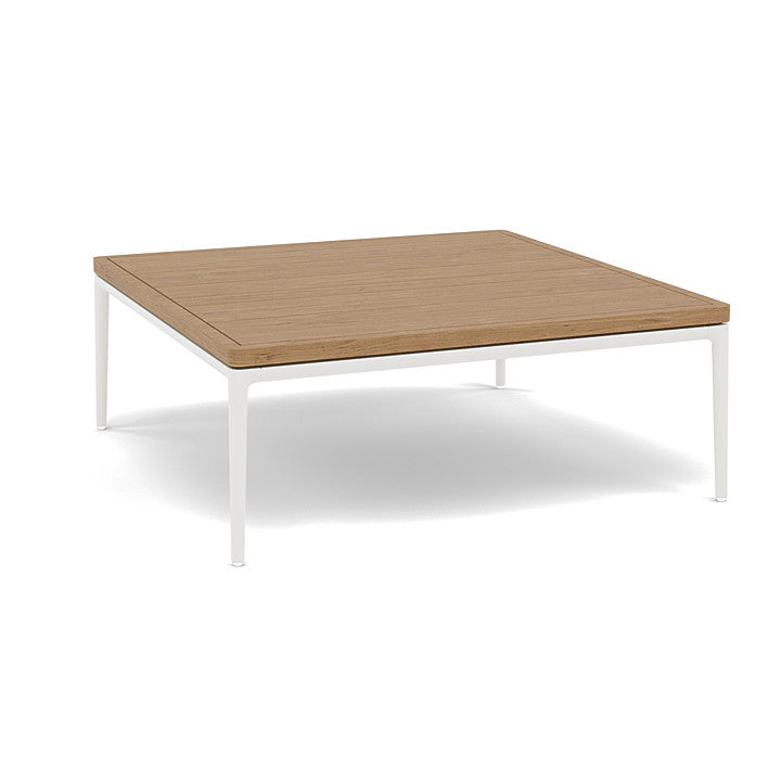 Manutti Zendo Sense Square Coffee Table with 96 cm Width & Depth and 35 cm Height