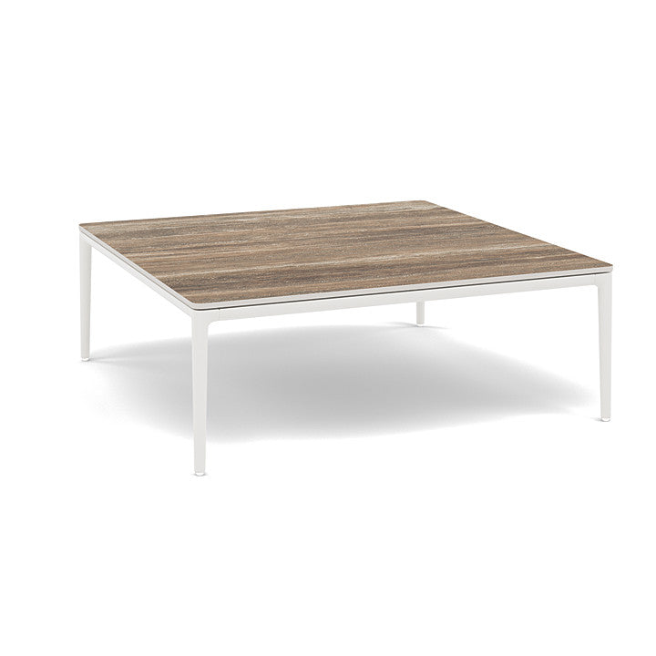 Manutti Zendo Sense Square Coffee Table with 96 cm Width & Depth and 35 cm Height