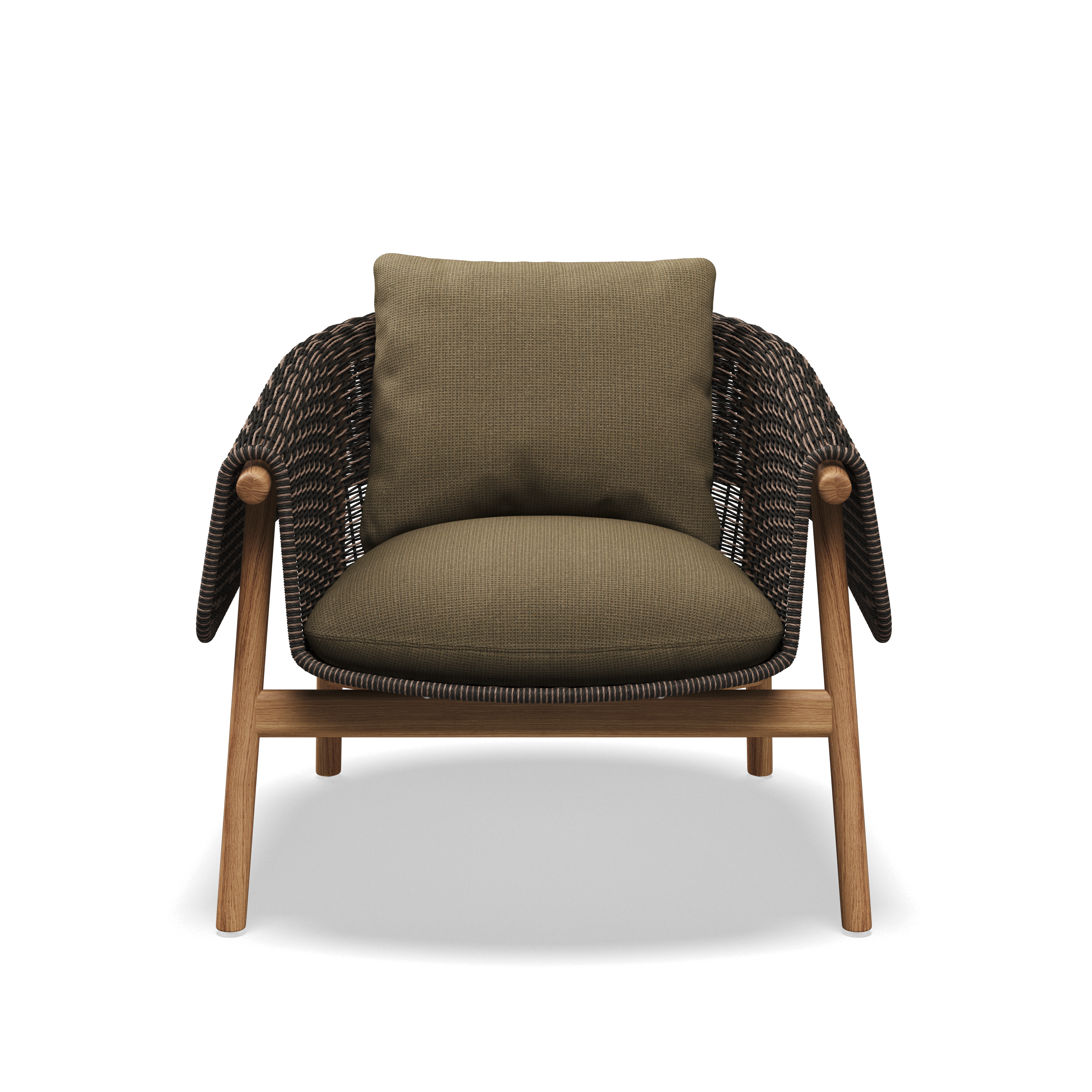 Gloster Wrap Teak Lounge Chair