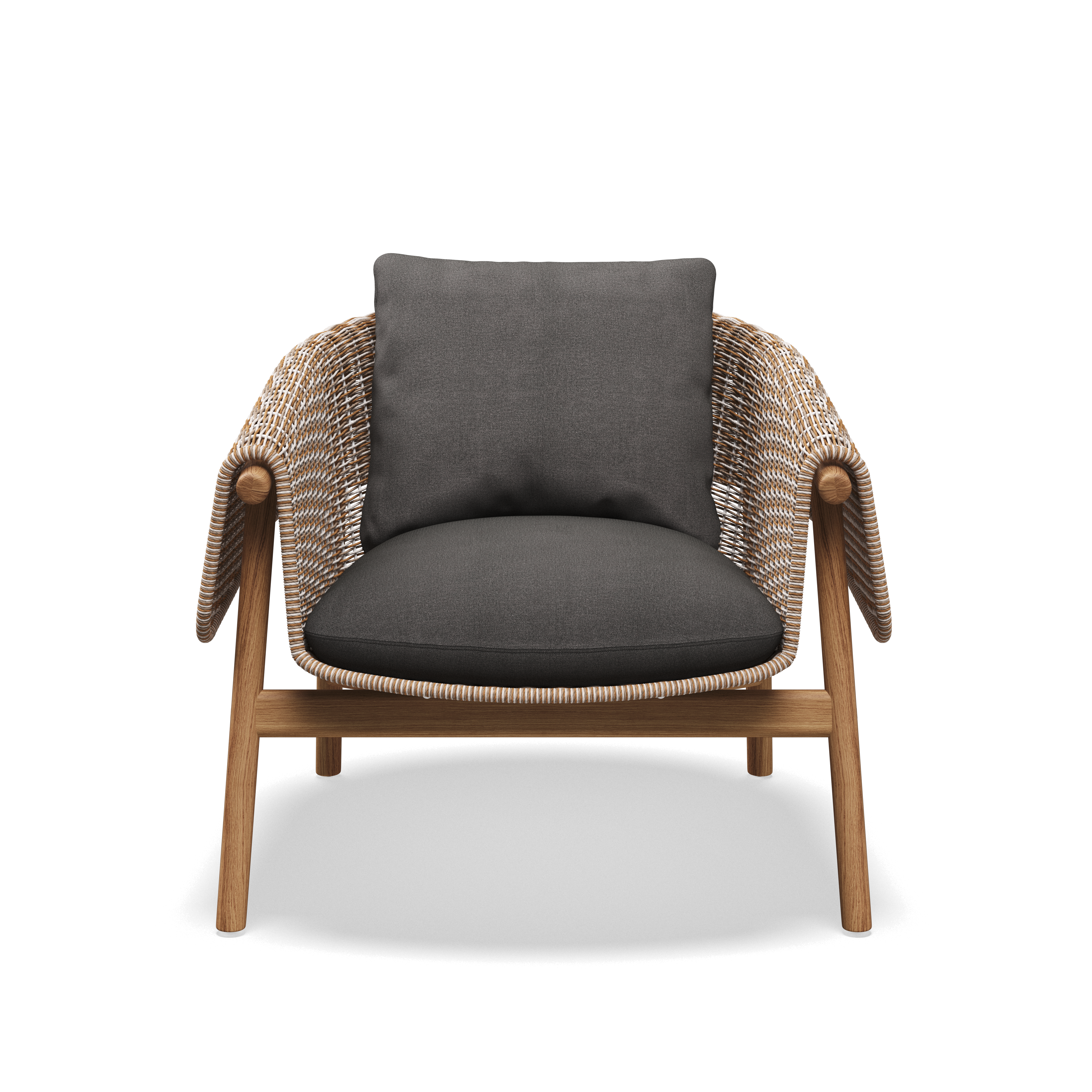 Gloster Wrap Teak Lounge Chair
