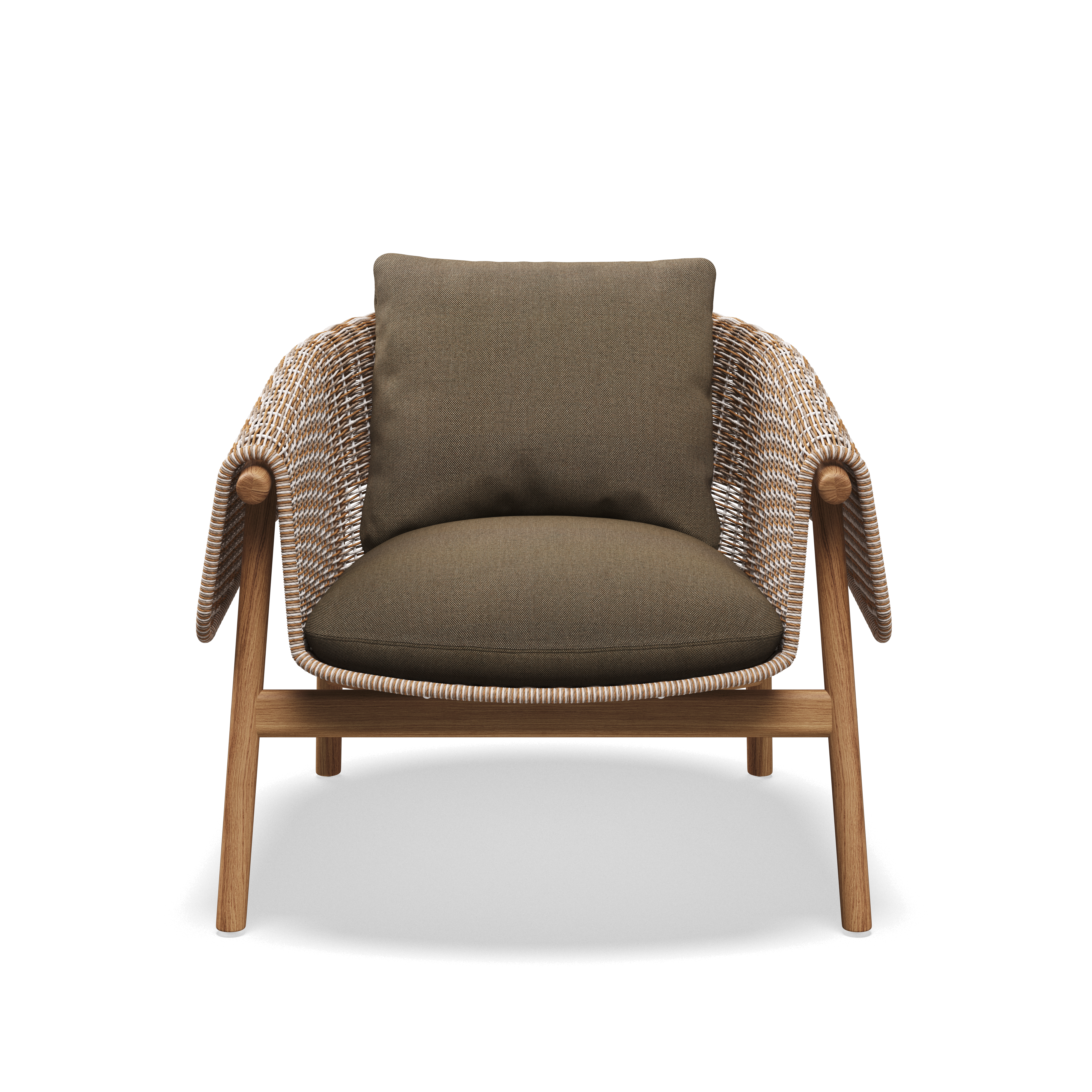 Gloster Wrap Teak Lounge Chair
