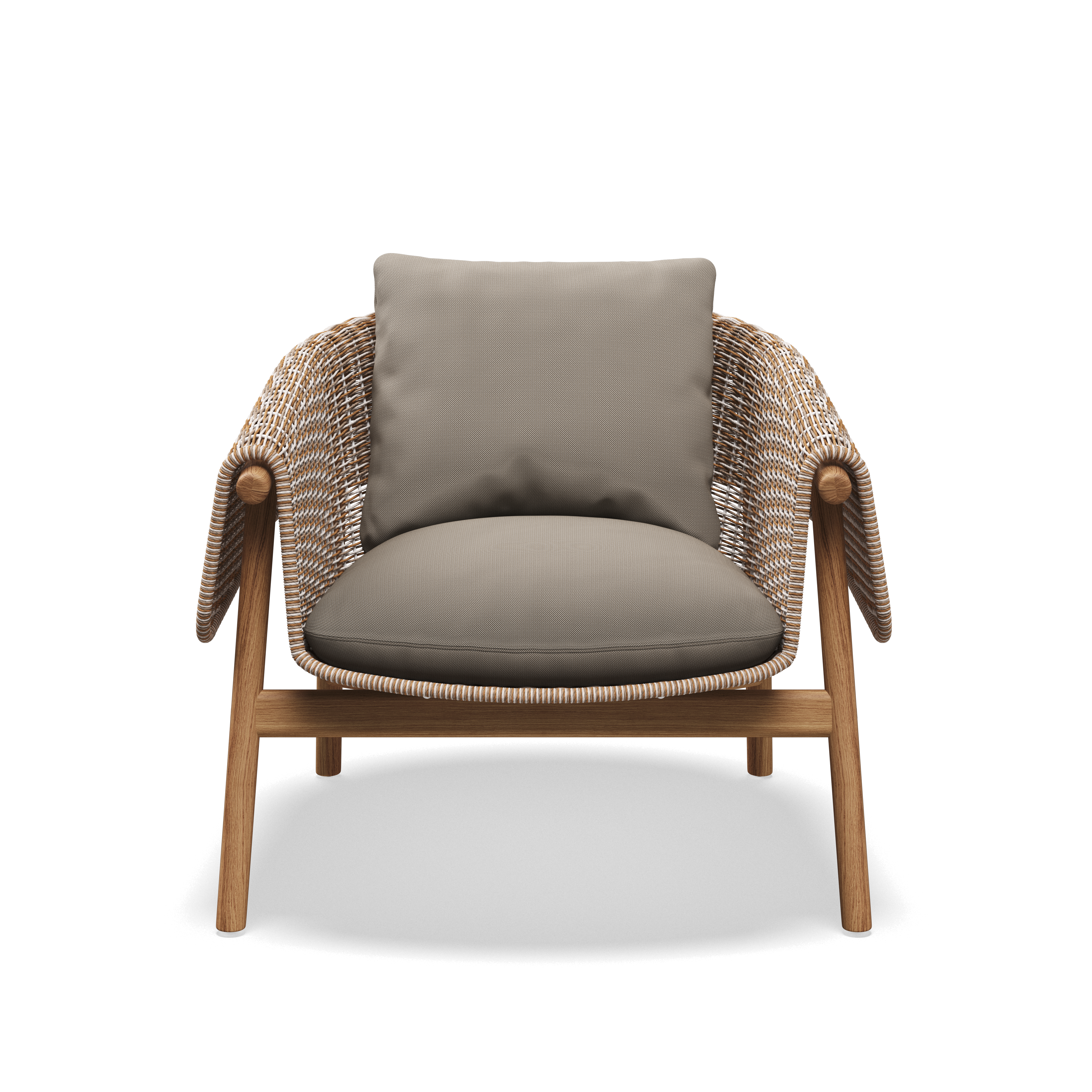 Gloster Wrap Teak Lounge Chair