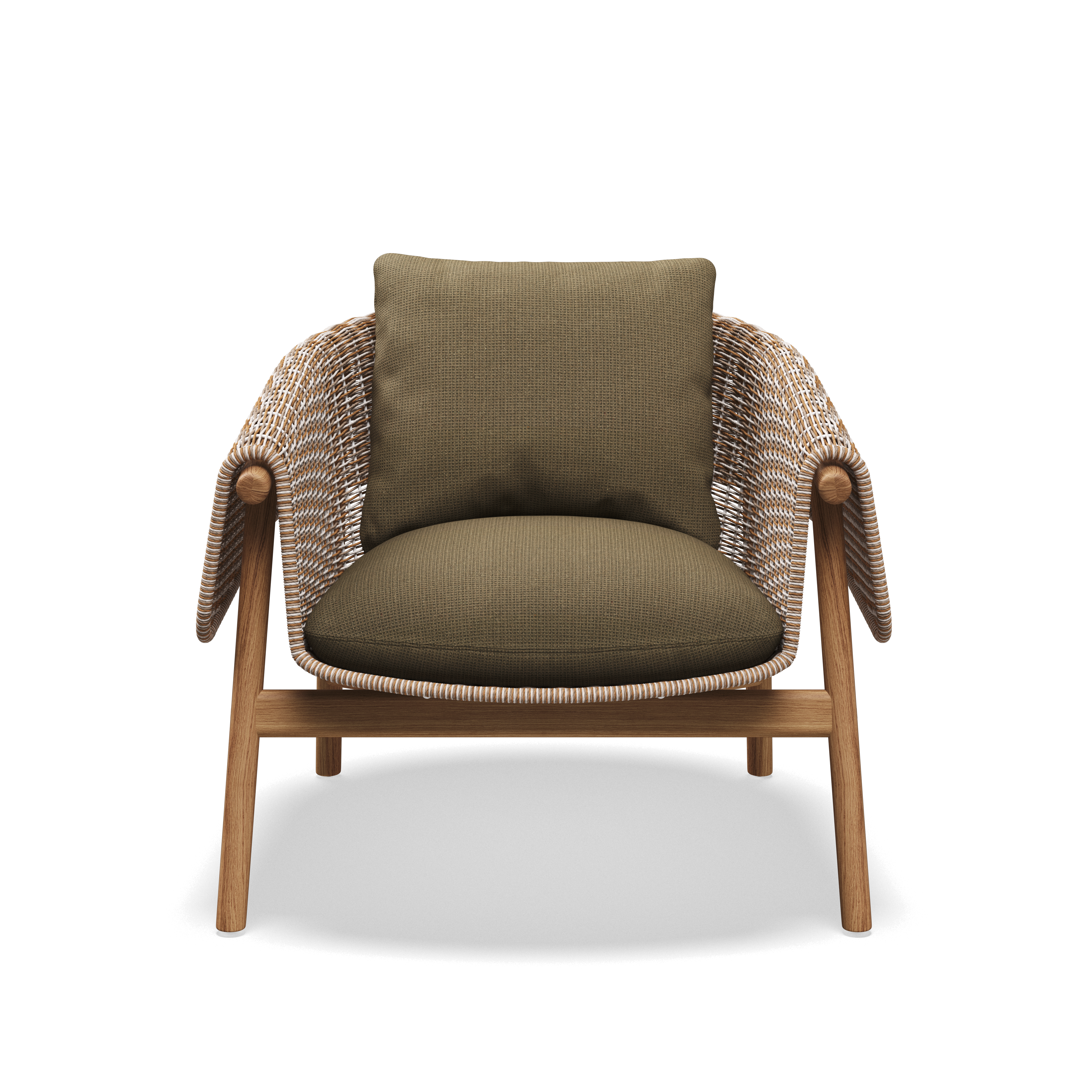 Gloster Wrap Teak Lounge Chair