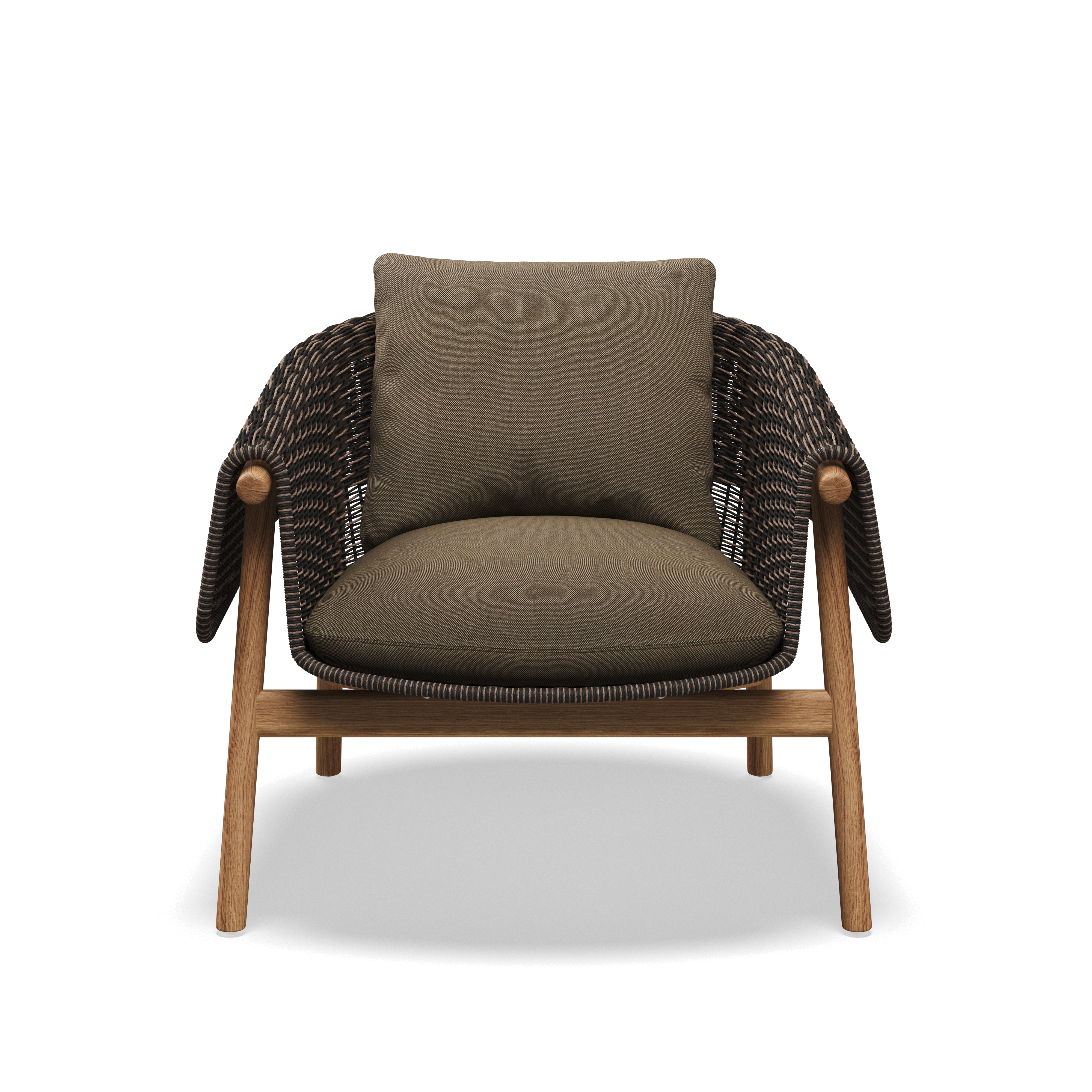 Gloster Wrap Teak Lounge Chair