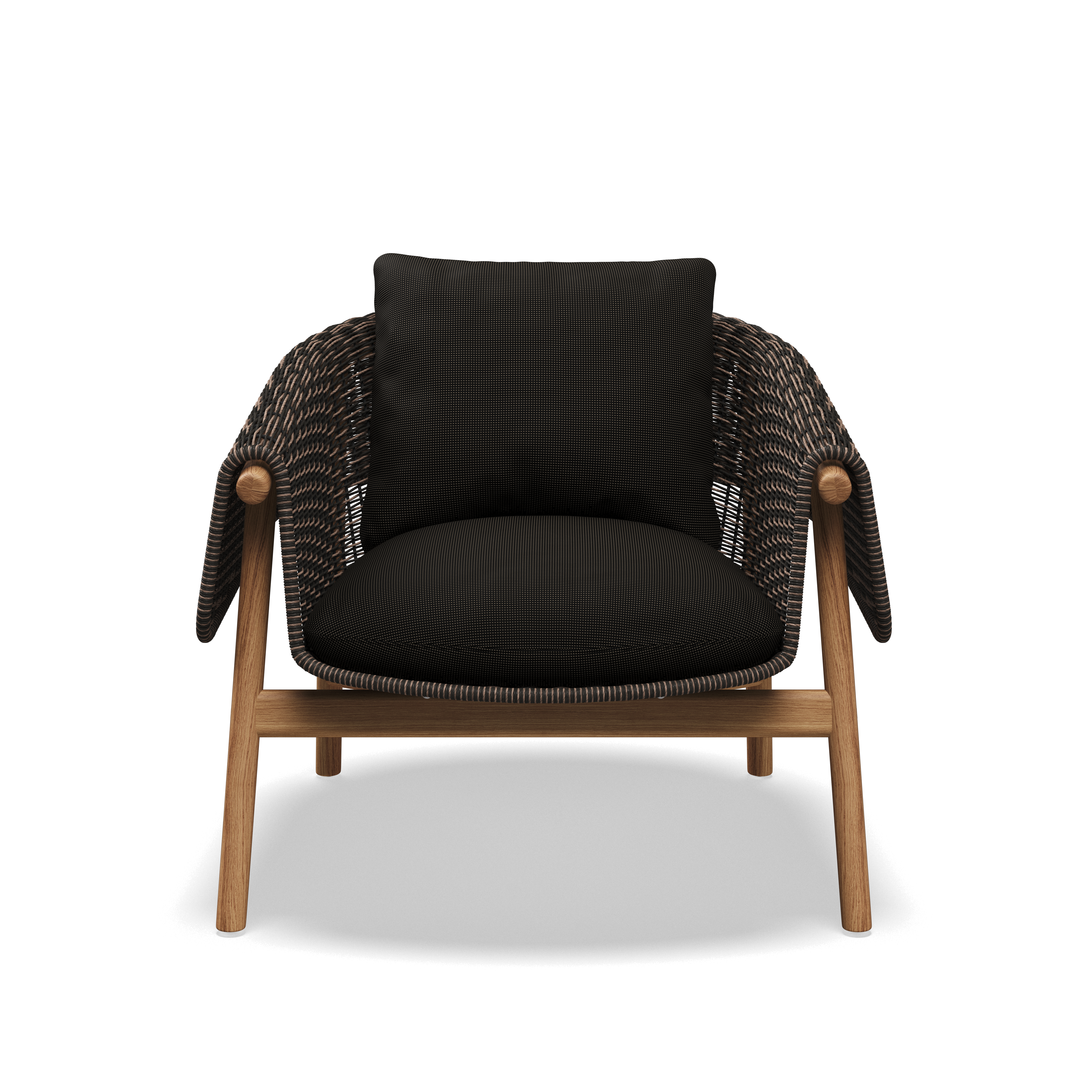 Gloster Wrap Teak Lounge Chair