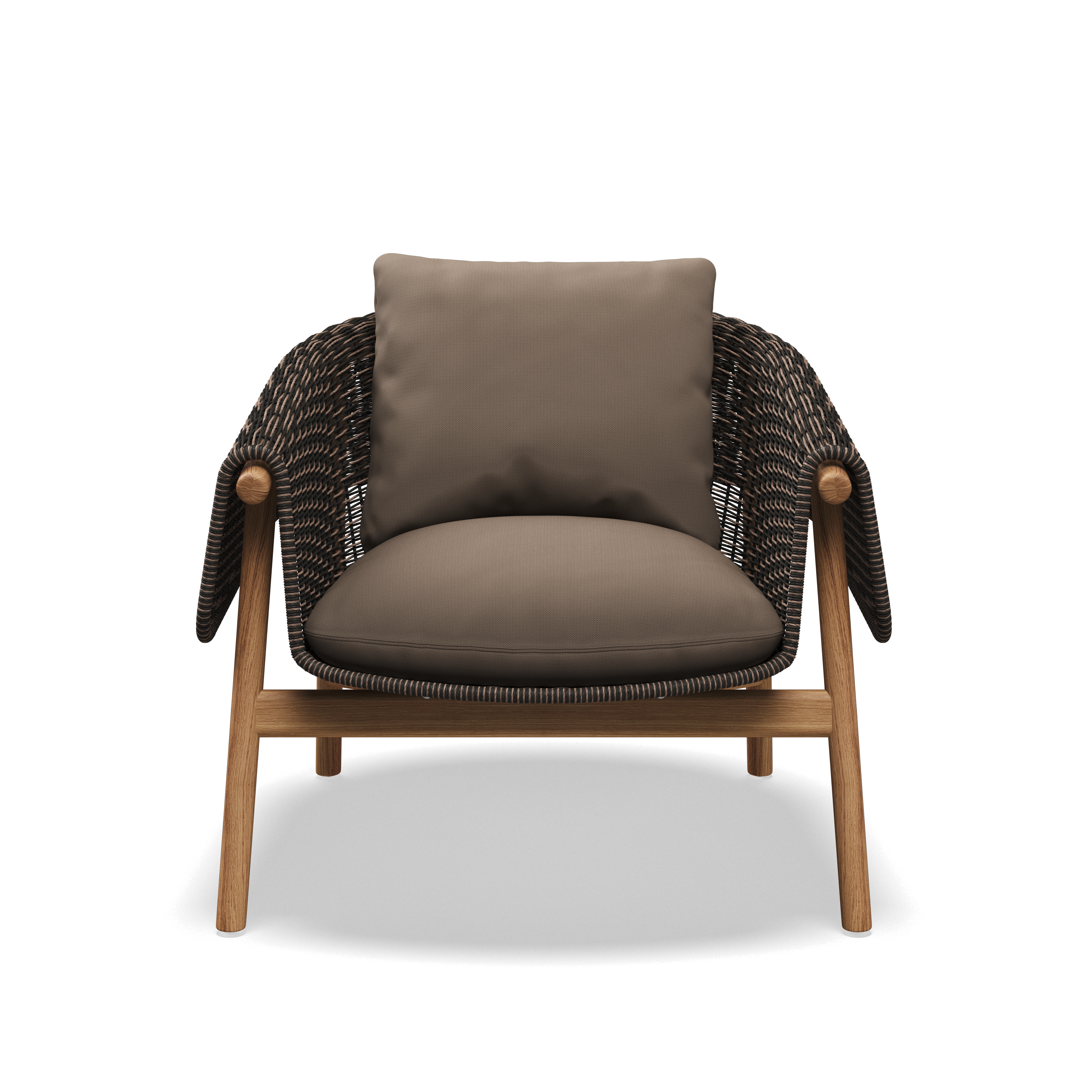 Gloster Wrap Teak Lounge Chair