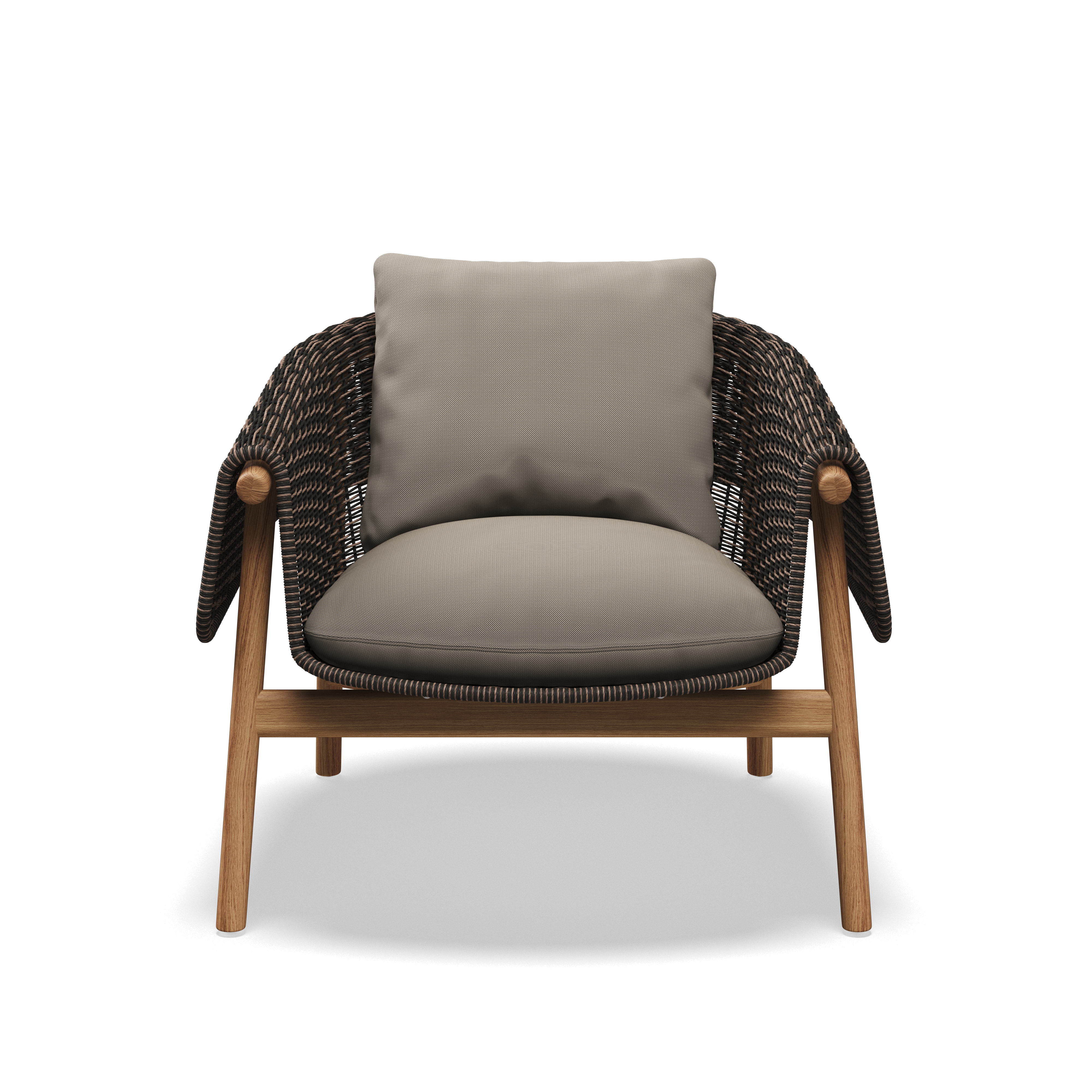 Gloster Wrap Teak Lounge Chair