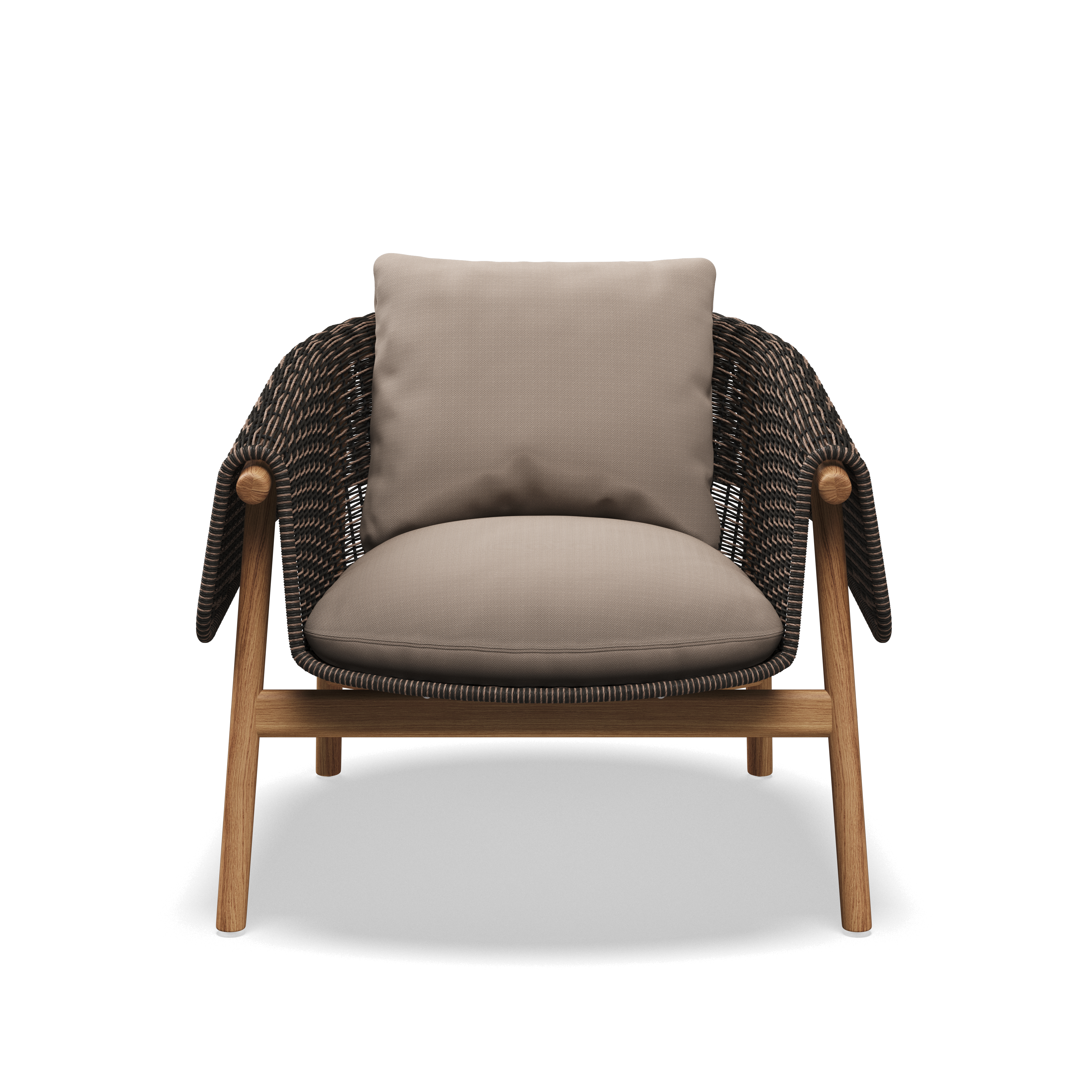 Gloster Wrap Teak Lounge Chair