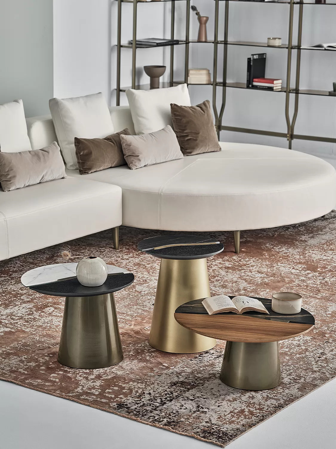 Yang Coffee Table With Metal Frame And Decorative Details 08 22