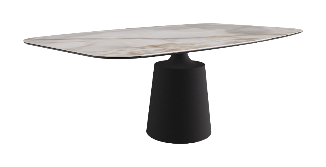 Cattelan Italia Yoda Keramik Oval & Barrel Shaped Dining Table