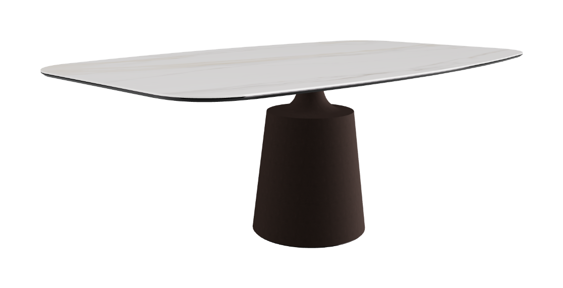 Cattelan Italia Yoda Keramik Oval & Barrel Shaped Dining Table