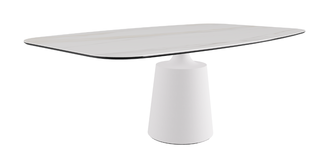 Cattelan Italia Yoda Keramik Oval & Barrel Shaped Dining Table