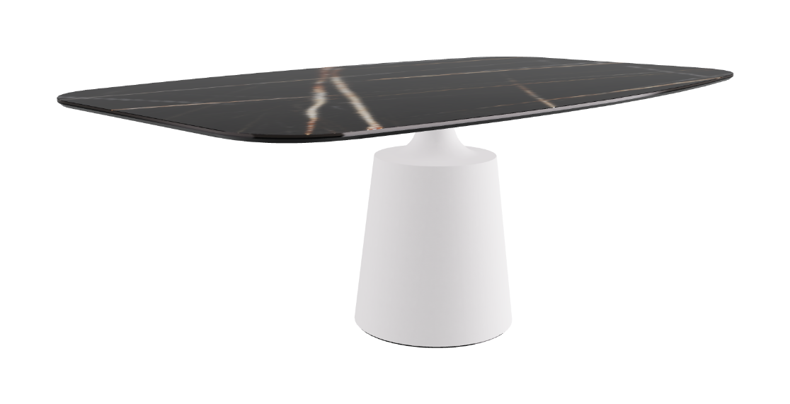 Cattelan Italia Yoda Keramik Oval & Barrel Shaped Dining Table