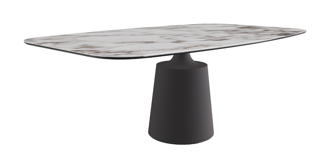 Cattelan Italia Yoda Keramik Oval & Barrel Shaped Dining Table