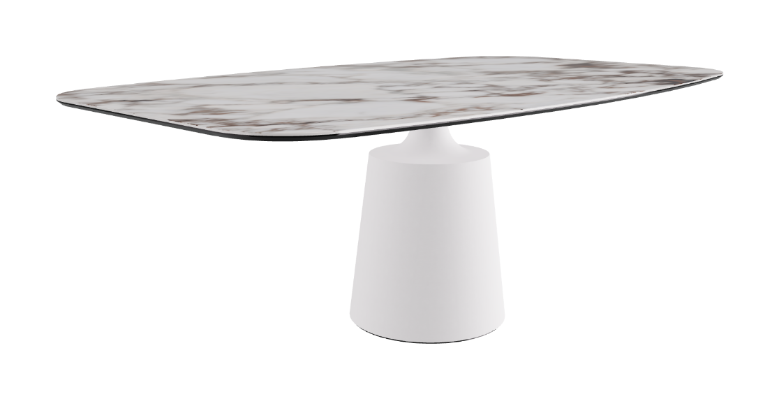 Cattelan Italia Yoda Keramik Oval & Barrel Shaped Dining Table