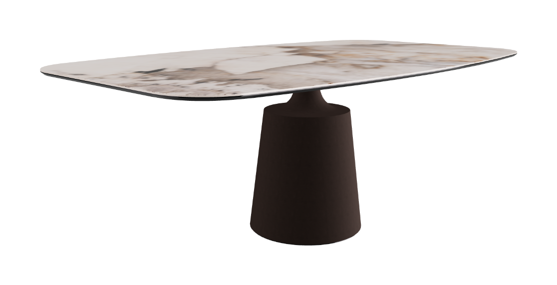 Cattelan Italia Yoda Keramik Oval & Barrel Shaped Dining Table