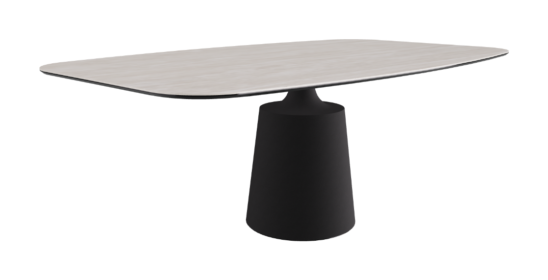 Cattelan Italia Yoda Keramik Oval & Barrel Shaped Dining Table