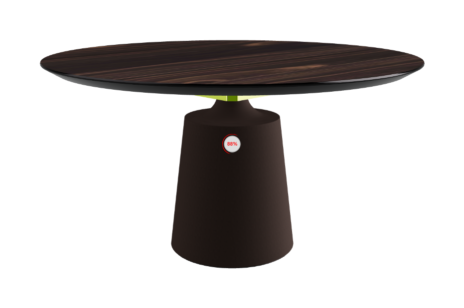 Cattelan Italia Yoda Wood Dining Table