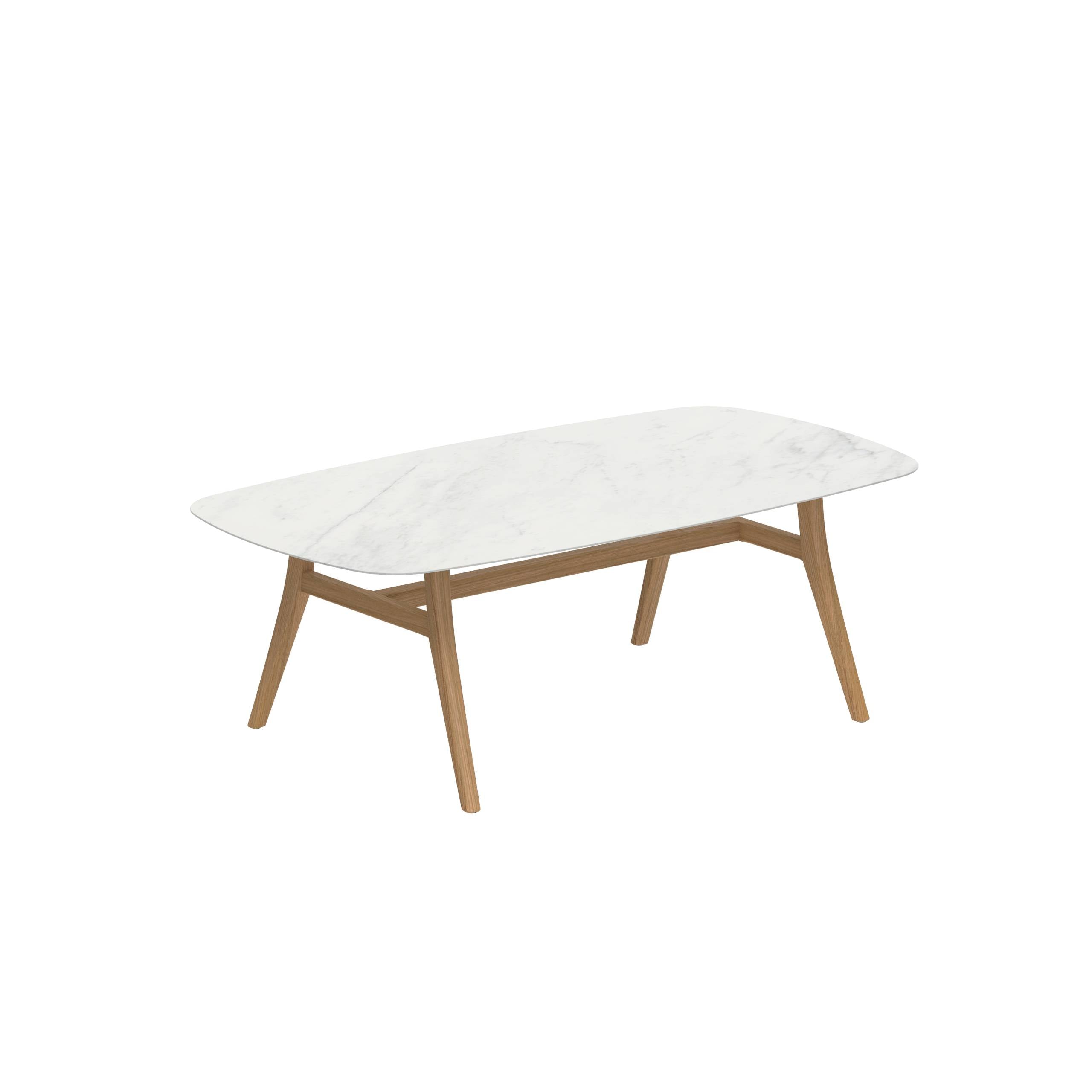 Zidiz Table 220x120cm Ceramic Bianco Statuario
