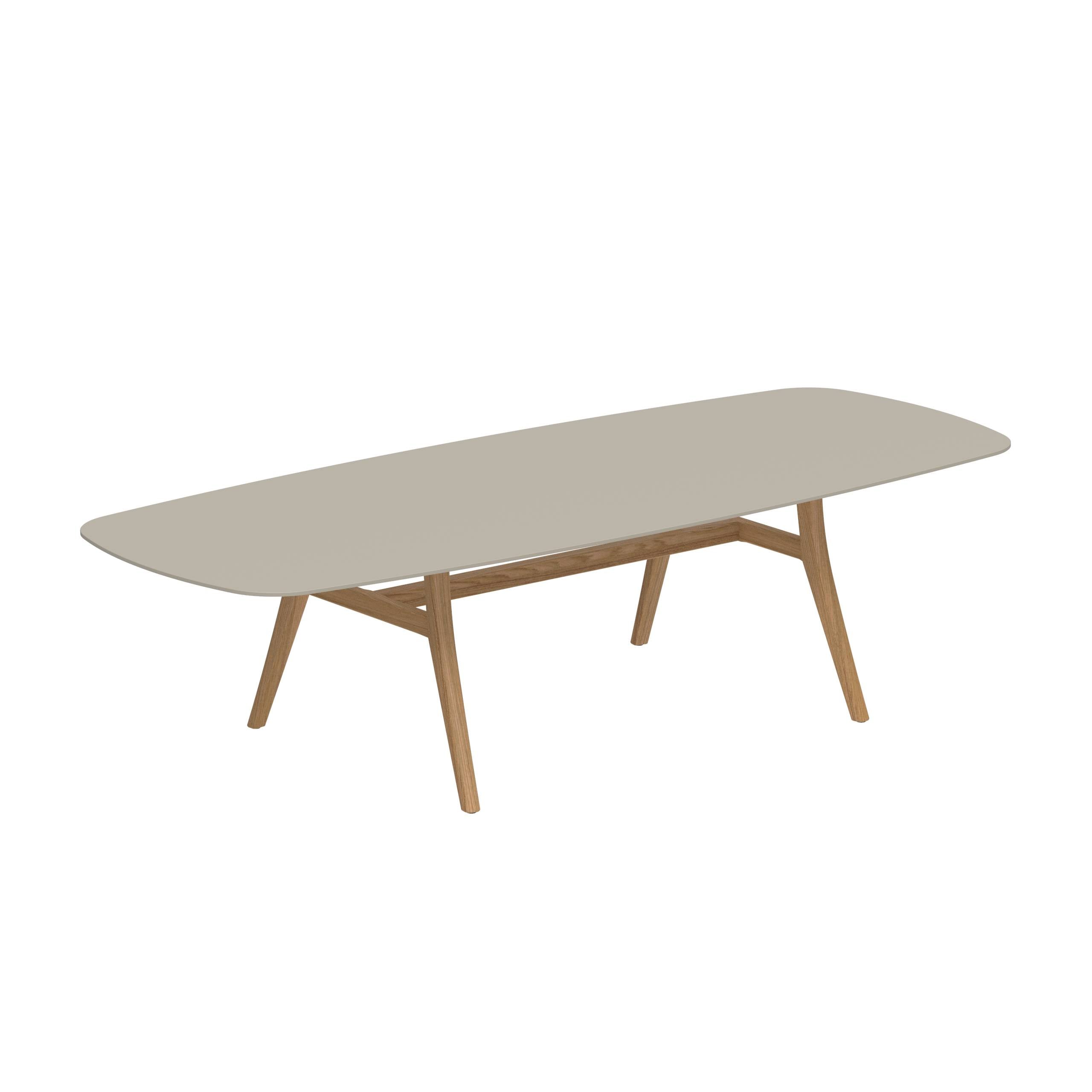 Zidiz Table 300x120cm Ceramic Pearl Grey