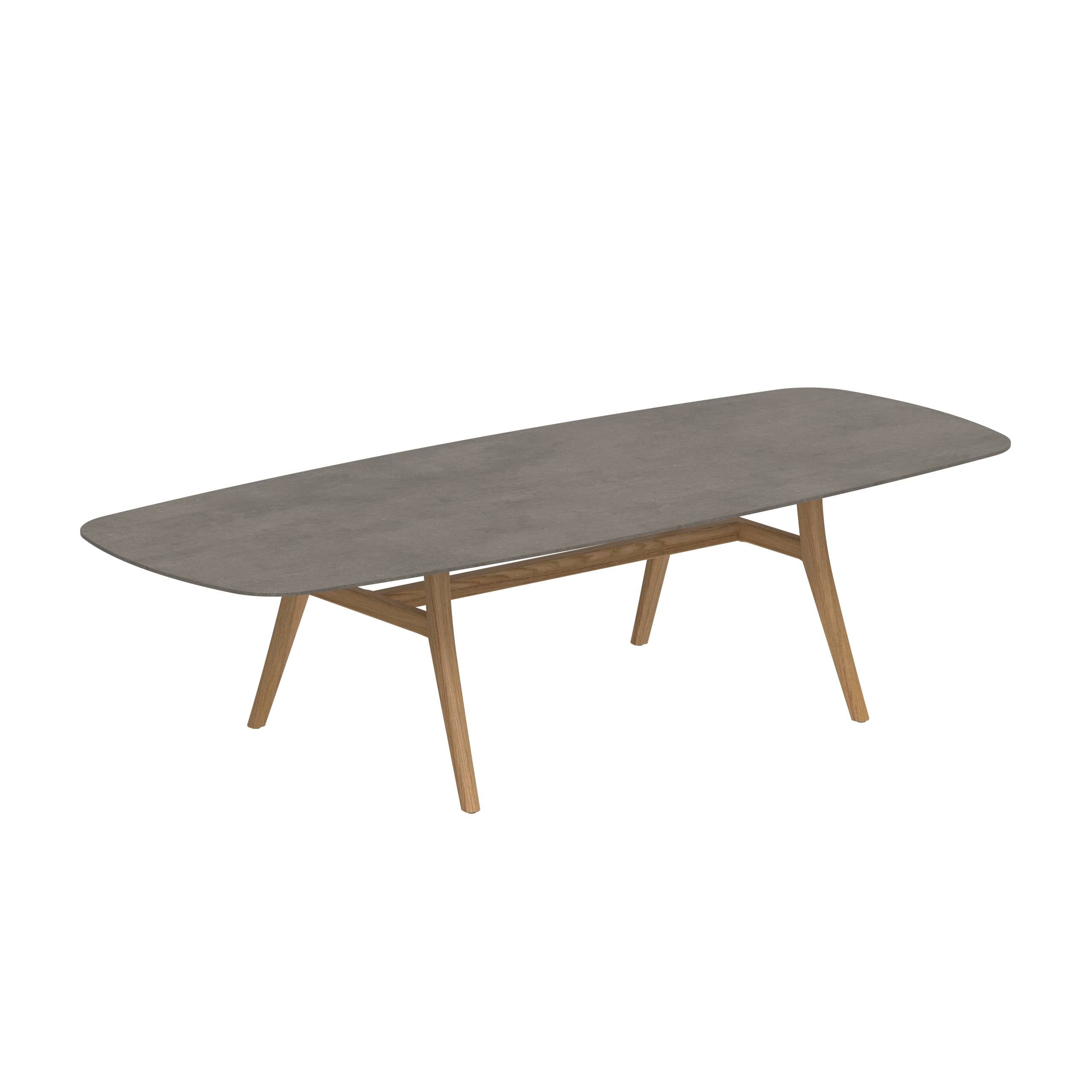 Zidiz Table 300x120cm Ceramic Terra Marrone