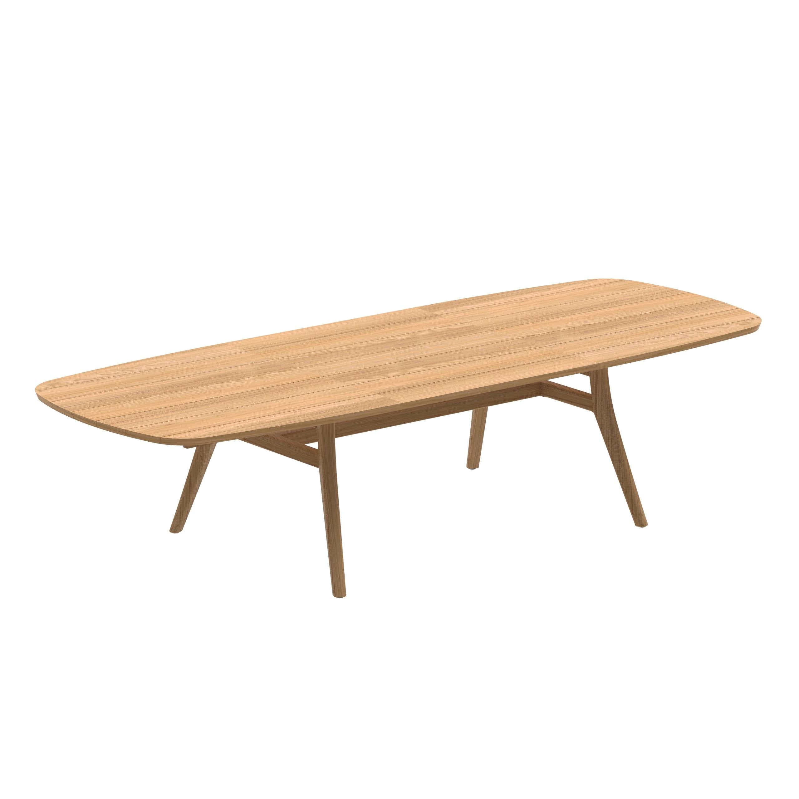 Zidiz Extendable Table 120-220/320cm Teak Legs Teak Top
