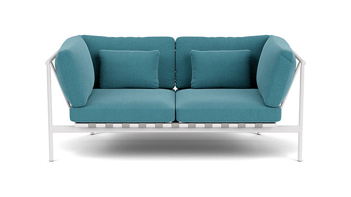 Barlow Tyrie Around Deep Seating Double Lounge Sofa with Aluminium Arms