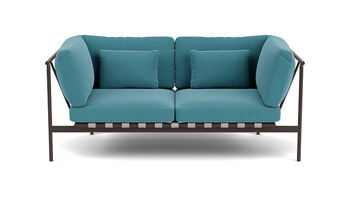 Barlow Tyrie Around Deep Seating Double Lounge Sofa with Aluminium Arms