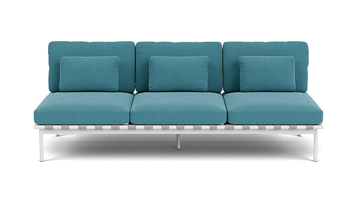 Barlow Tyrie Around Deep Seating Triple Lounge Sofa Without Arms