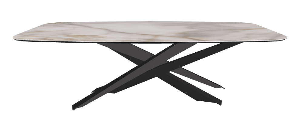 240x120x74.5h Barrel Shaped_Alabastro_Black Embossed