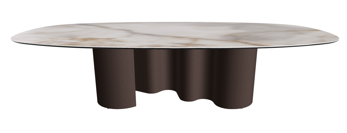 300x150x74h Biscuit Shaped_Alabastro_Bronze Embossed