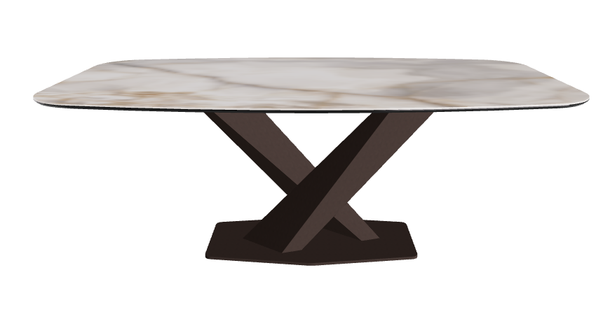 Cattelan Italia Stratos Keramik Barrel Shaped Dining Table – 200x120x75h