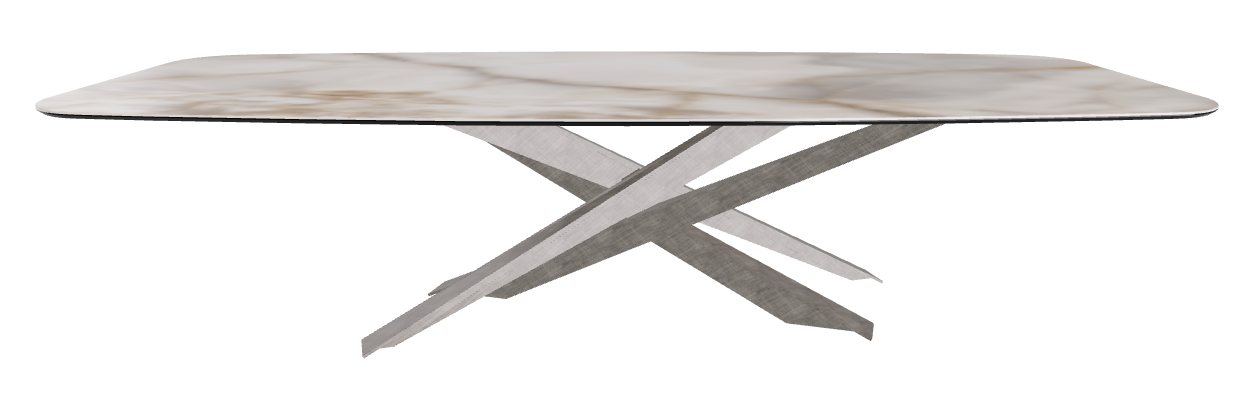 300x120x74.5h Barrel Shaped_Alabastro_Brushed Grey