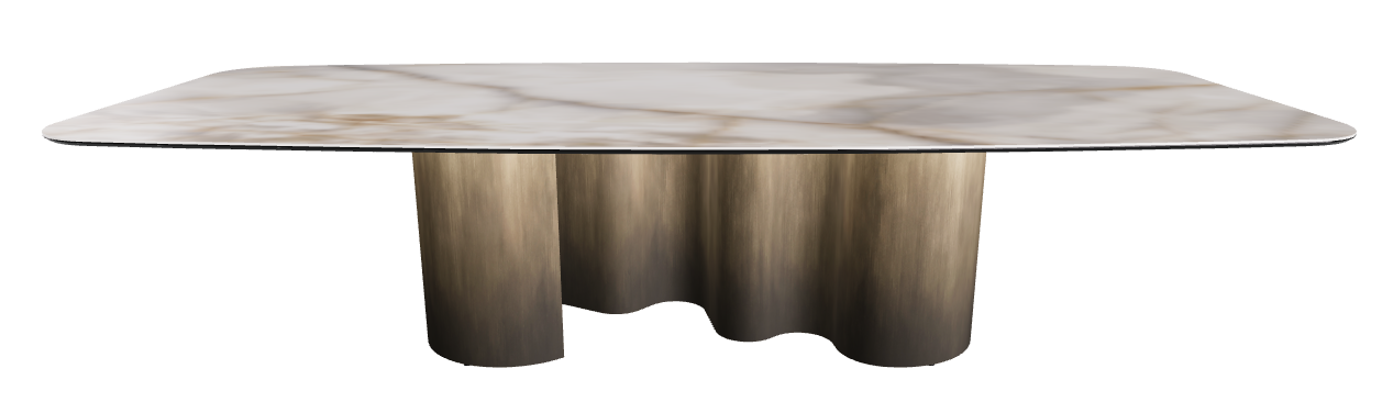 320x138x74h Barrel Shaped_Alabastro_Oxy Brass