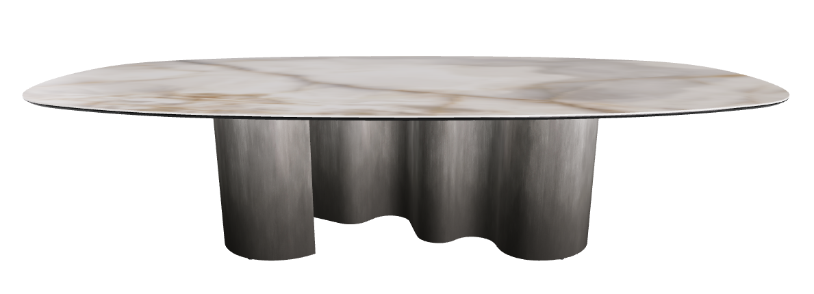 300x150x74h Biscuit Shaped_Alabastro_Oxy Grey