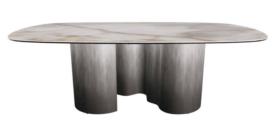 220x120x74h Biscuit Shaped_Alabastro_Oxy Grey