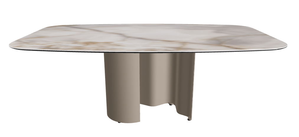 200x120x74h Barrel Shaped_Alabastro_Titanium Embossed