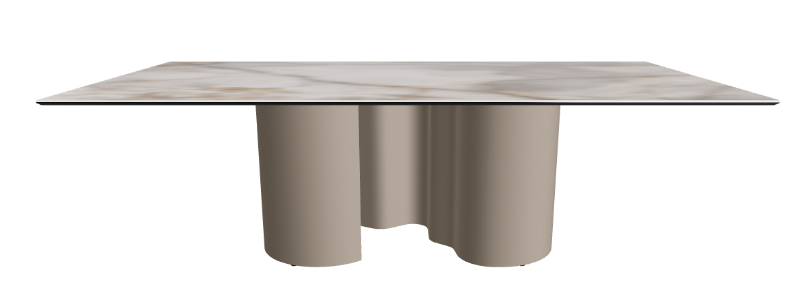 240x120x74h Rectangle Shaped_Alabastro_Titanium Embossed