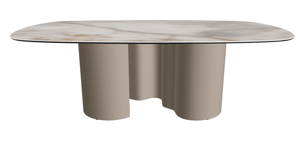 220x120x74h Biscuit Shaped_Alabastro_Titanium Embossed