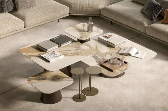 Cattelan Italia Albert Keramik Square Coffee Table 100 x 100