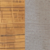 Aluminium with Taupe fabric and wood-look parasol pole