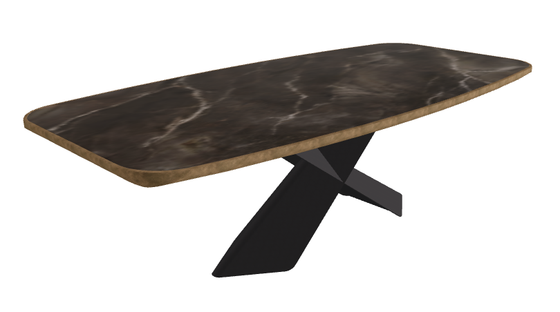 Andromeda_Black Embossed_Brushed Bronze