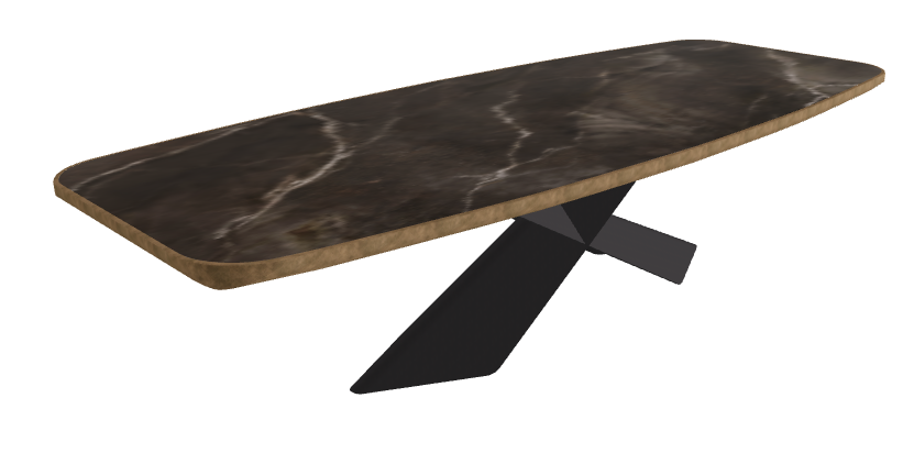 Andromeda_Black Embossed_Brushed Bronze