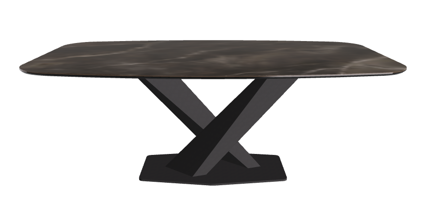 Cattelan Italia Stratos Keramik Barrel Shaped Dining Table – 200x120x75h